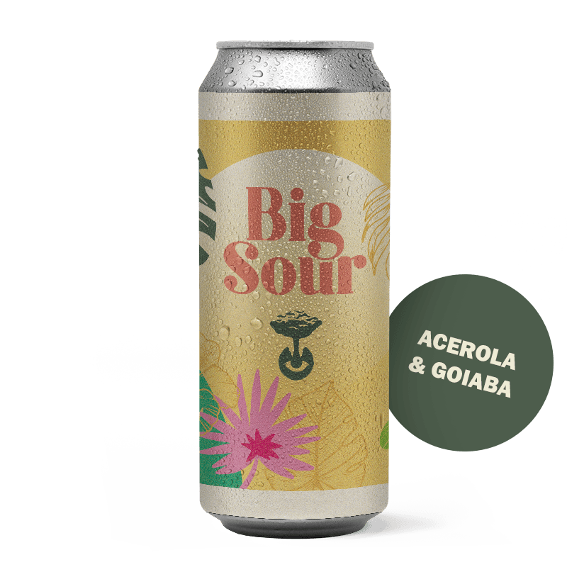 Lata da cerveja Big Sour Acerola e Goiaba da Cervejaria Pineal em Sorocaba