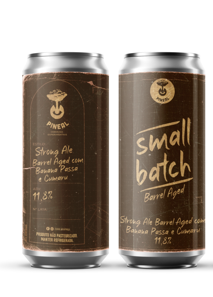 Small Batch – Strong Ale Barrel Aged com Banana Passa e Cumaru